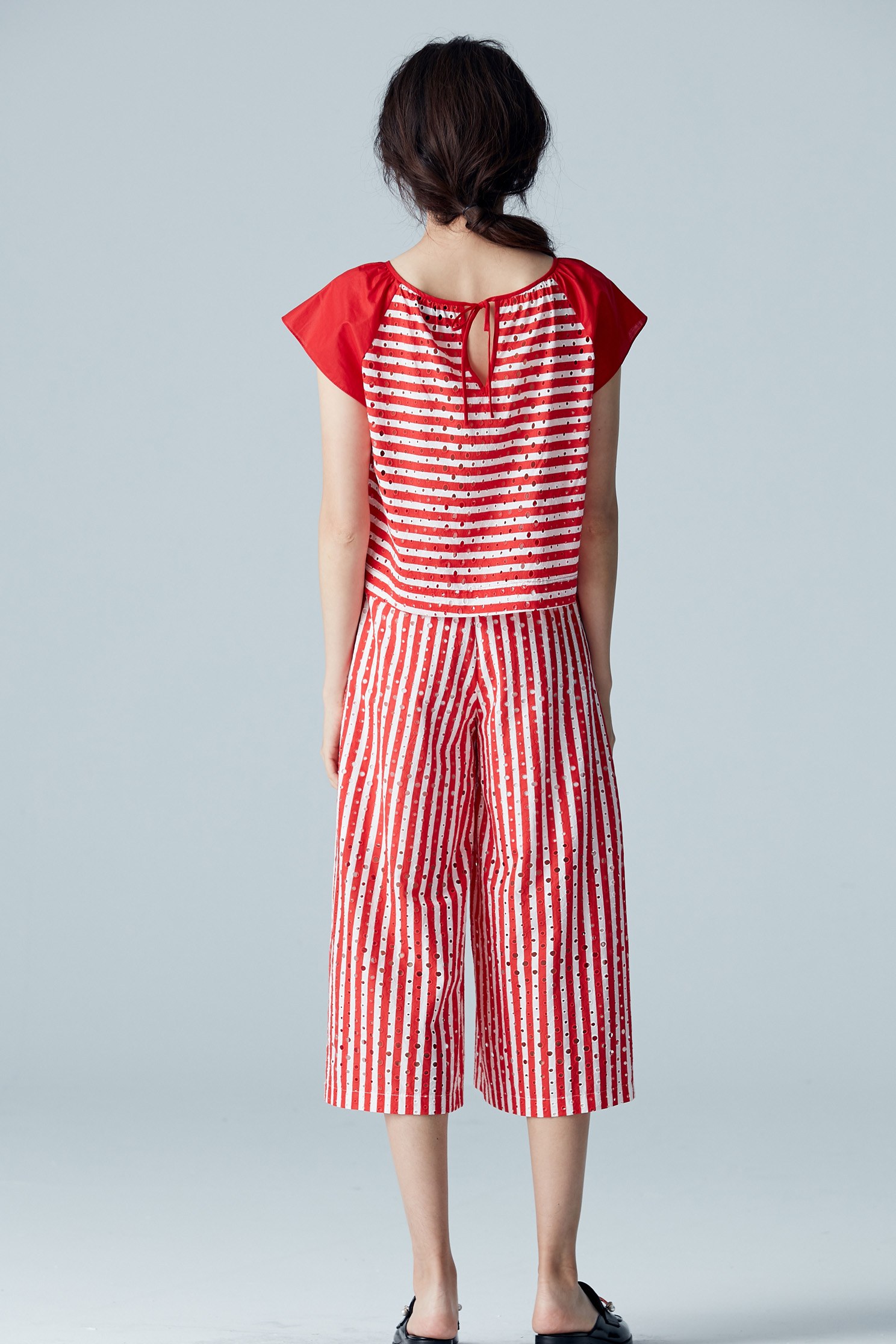 Chic casual cotton top,top,shortsleevetop,cotton