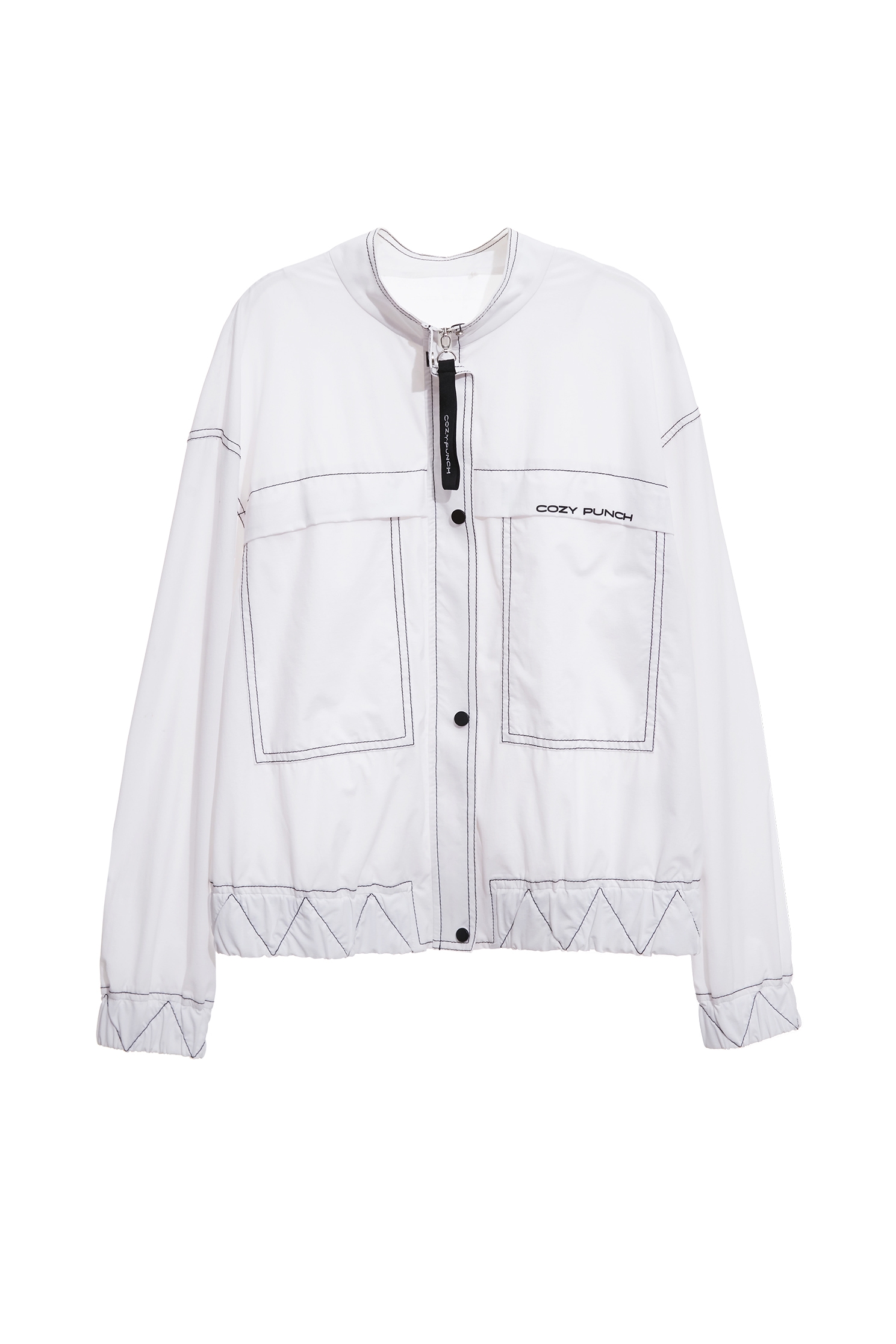 彩虹衣膠原蛋白微立領外套彩虹衣膠原蛋白微立領外套,一般外套,外套,春夏穿搭,白色外套