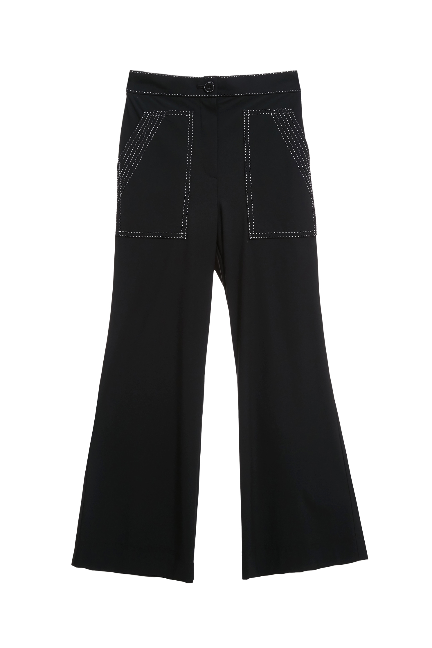 壓線顯瘦涼感超魔褲壓線顯瘦涼感超魔褲,上班OL穿搭,人氣商品,刺繡,寬褲,春夏穿搭,褲子,長褲