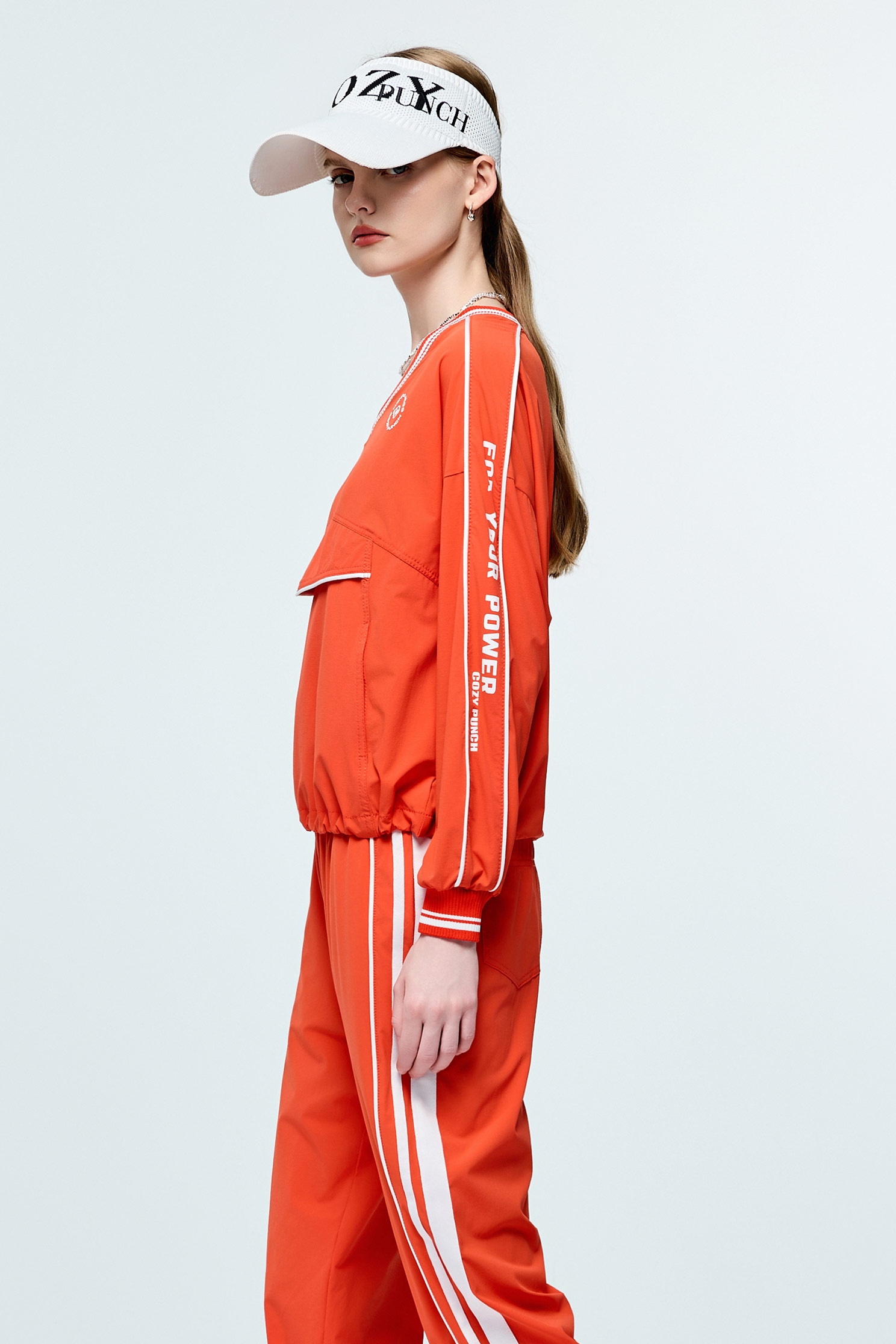 彩虹衣膠原蛋白V領撞色上衣彩虹衣膠原蛋白V領撞色上衣,上衣,春夏穿搭