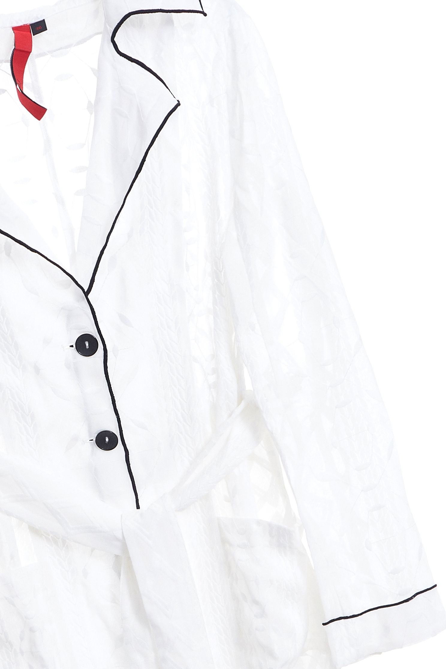 氣質綁帶時尚雕花流行長袖外套,jacket,outerwear,whiteouterwear,valentine,cardigan,longsleevedress