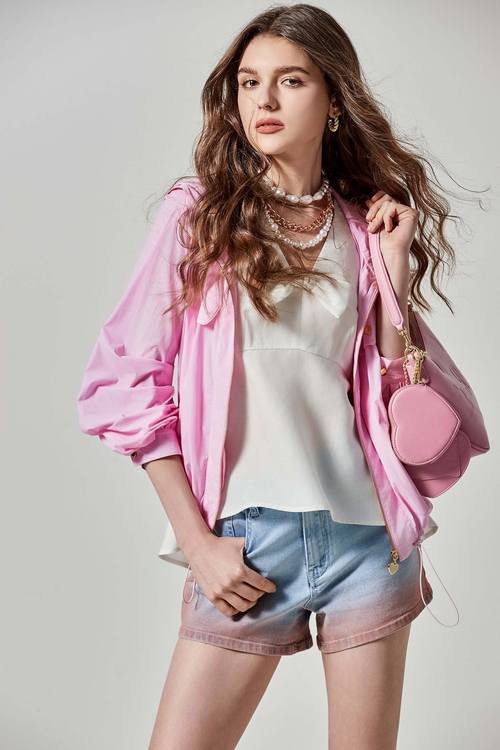 新娘粉涼感防曬連帽外套,防曬最多選擇