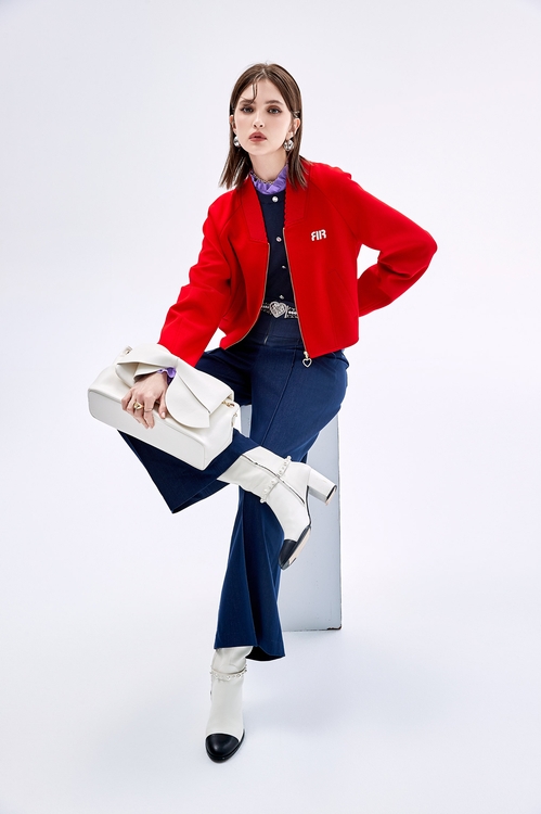 火焰色運動風外套,一般外套