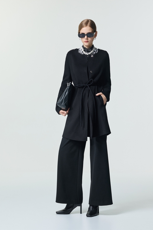 極致黑羊毛中長大衣,派對特輯