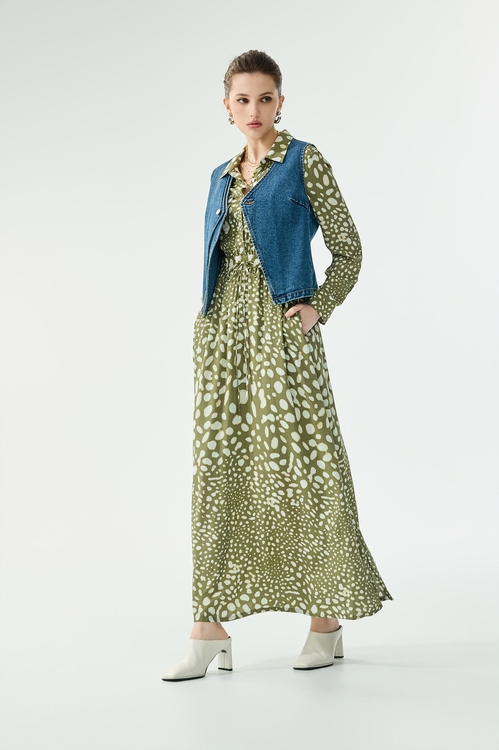 個性造型身片牛仔背心,無袖背心