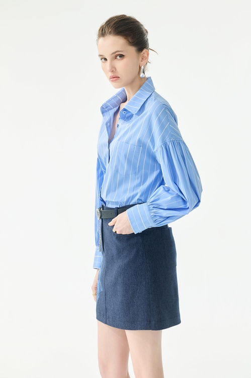 溫室花卉貼布刺繡上衣,上衣