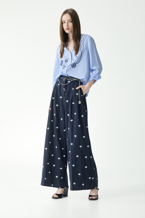 海洋印花純棉上衣,上衣