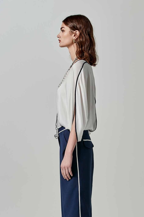 跳色包邊單品上衣,防曬最多選擇