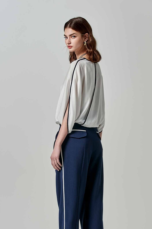 跳色包邊單品上衣,防曬最多選擇