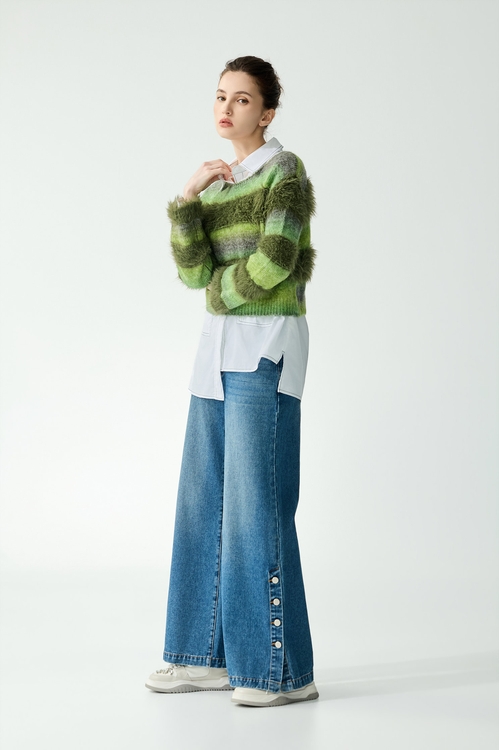 酸橙綠漸層色針織上衣,,酸橙綠漸層色針織上衣,人氣商品,春夏穿搭,時髦成套搭配,條紋,輕奢度假,輕奢渡假,長裙,一般外套,上班OL穿搭,外套,春夏穿搭,連帽外套,上衣,春夏穿搭,針織,針織衫