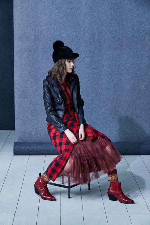 One-piece leather coat