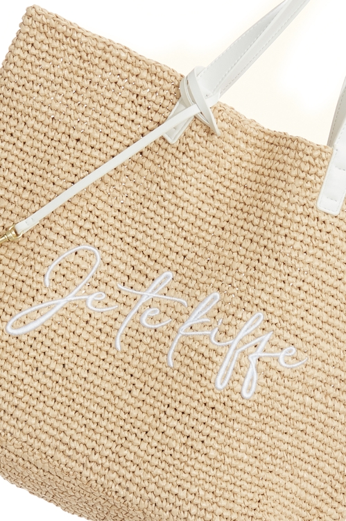 Je Te Kiffe夏日紙草包,,Je Te Kiffe夏日紙草包,側背包,春夏穿搭,珍珠,皮革,側背包,春夏穿搭,珍珠,皮革,肩背包,秋冬穿搭,針織,刺繡,春夏穿搭