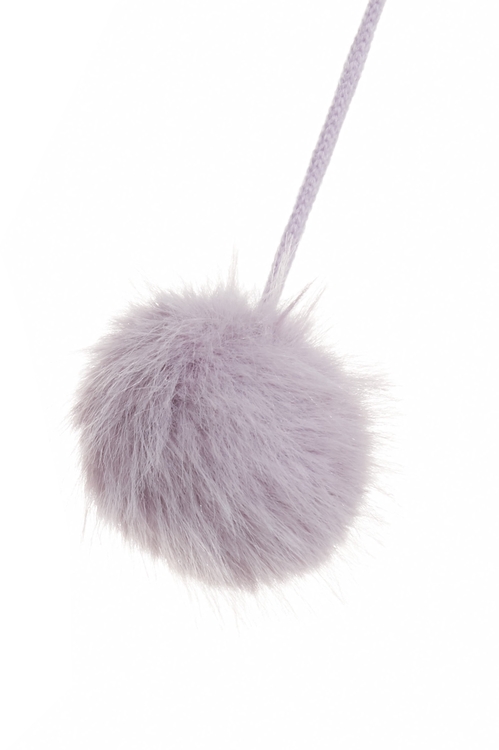 暖呼呼毛球遮耳帽,帽子