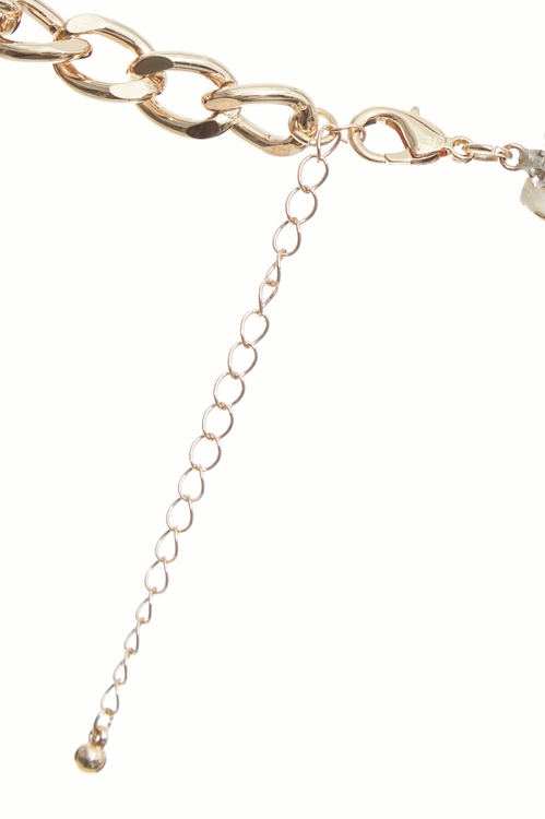 奢華鑲鑽蝴蝶結長鏈,項鍊