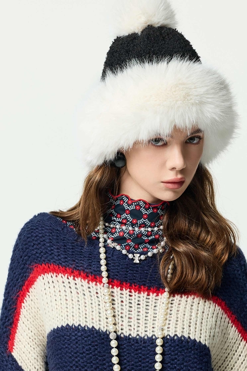 毛茸茸針織毛帽,,毛茸茸針織毛帽,小香風,帽子,春夏穿搭,格紋,秋冬穿搭,秋冬穿搭,針織,秋冬穿搭,針織