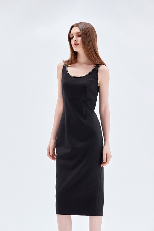 法式典雅禮服小洋裝,短袖洋裝