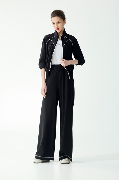 拼接透視網紗膠原蛋白外套,一般外套