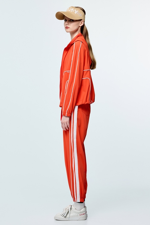 彩虹衣膠原蛋白側邊線條長褲,褲子