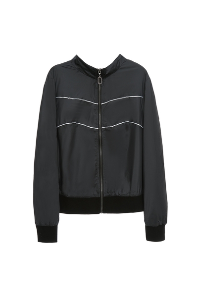 鑲色邊造型涼感防曬外套