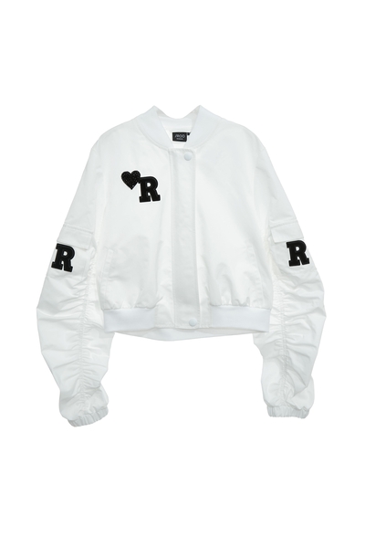 Ｒ字貼標飛行夾克