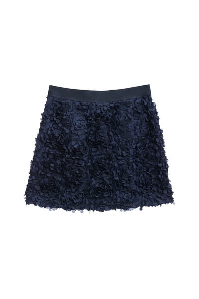 日式紫色光色雷射花短裙