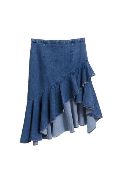 Irregular hem skirt