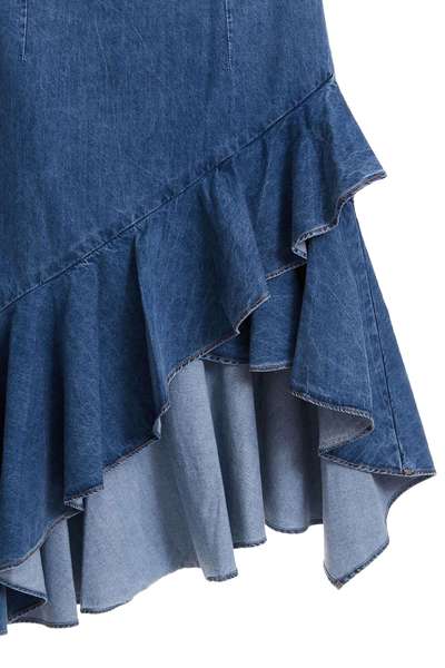 Irregular hem skirt