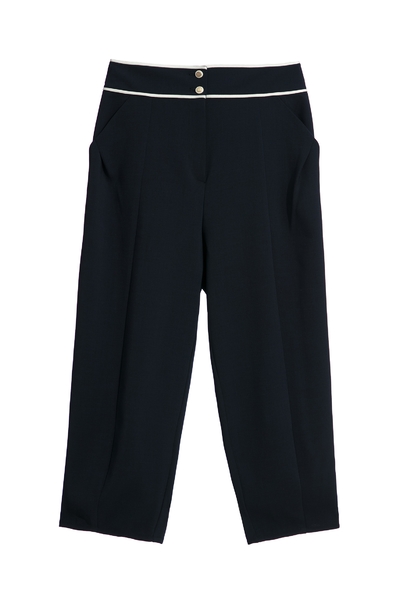 跳色包邊錐形褲