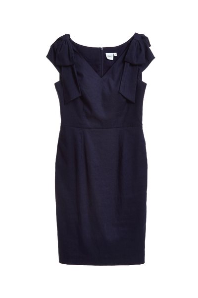 Folded waist design dress