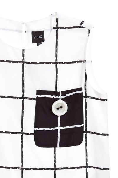 Simplicity plaid classic vest