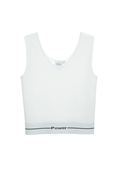 復古極簡針織背心