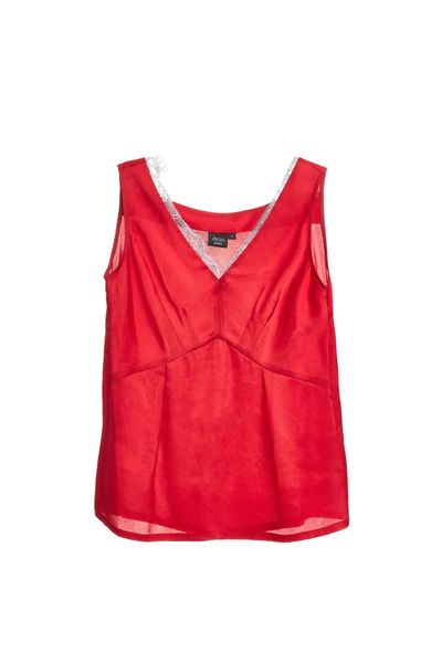 V-neck stitching vest