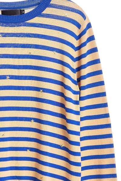 Striped hipster style knitted top