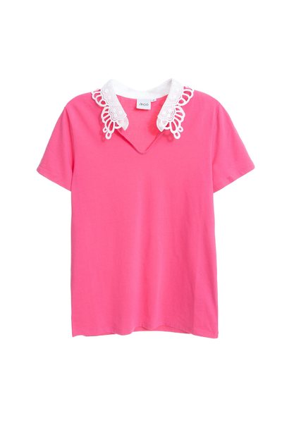 Butterfly collar fashion top