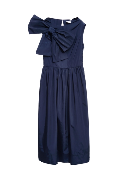 光澤感蝴蝶結禮服式洋裝