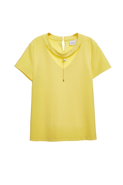 馬鞭草檸檬色T恤上衣