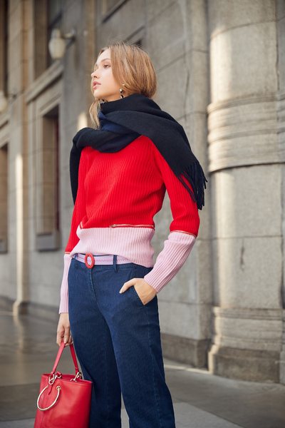 Basic knit scarf