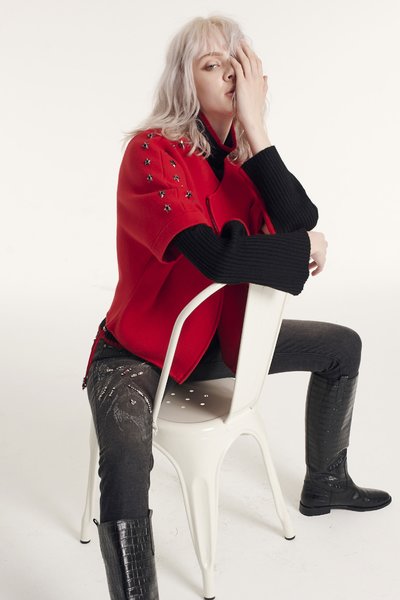 Classic three-quarter sleeve outwear