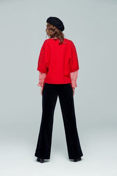 Classic three-quarter sleeve outwear