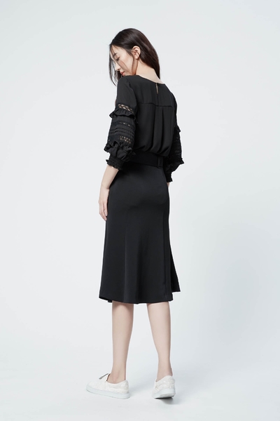Soft cotton belt skirt