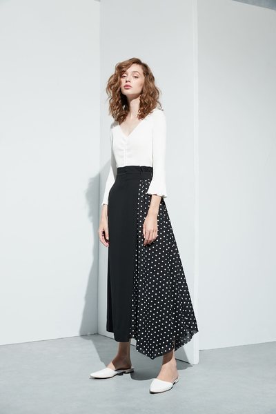Polka dots classic design skirt