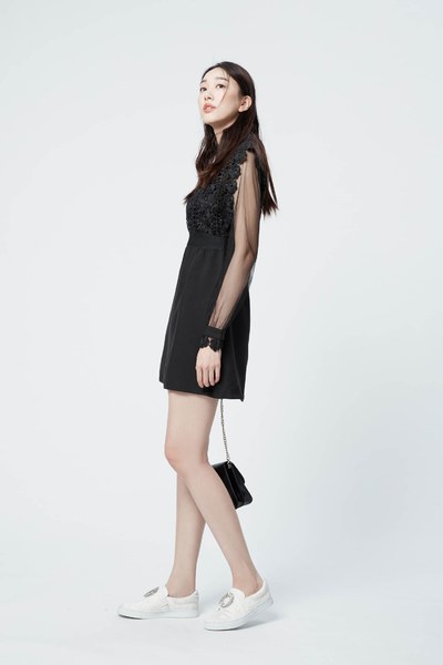 Palace royal style lace dress
