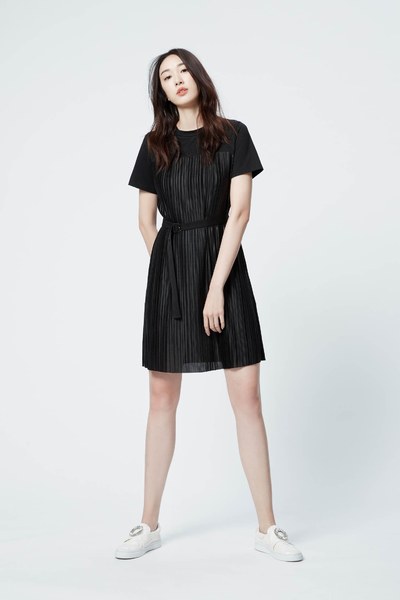 Delicate pleated dress