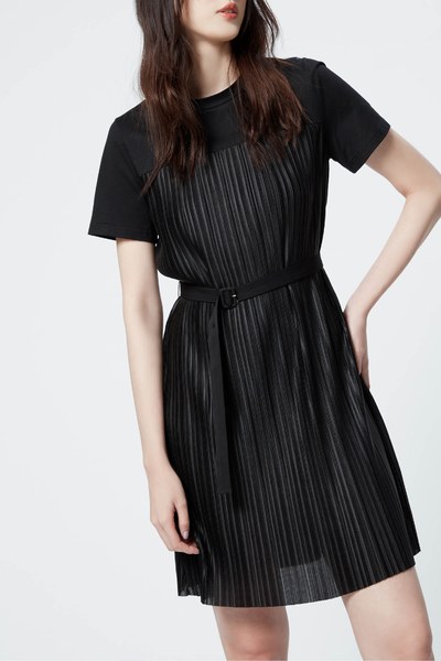 Delicate pleated dress