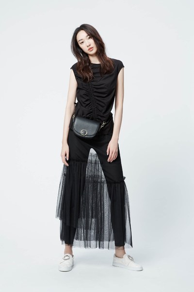 Modern ruffle design top
