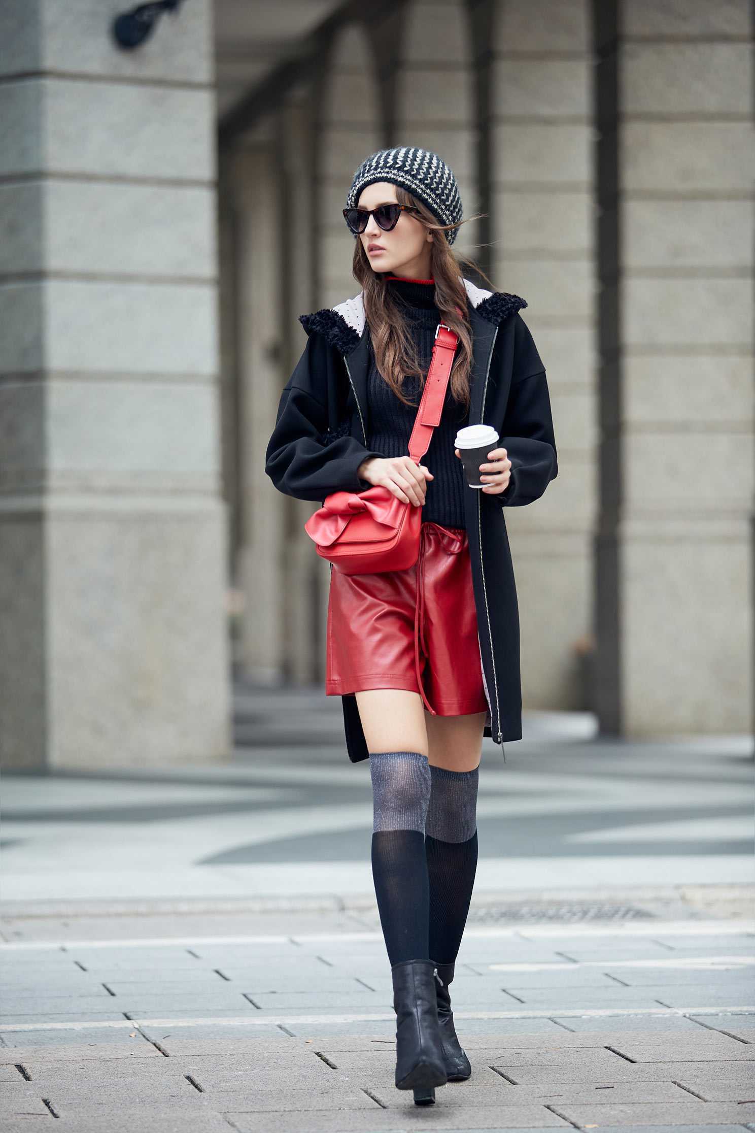 Elegant classic fashion coat