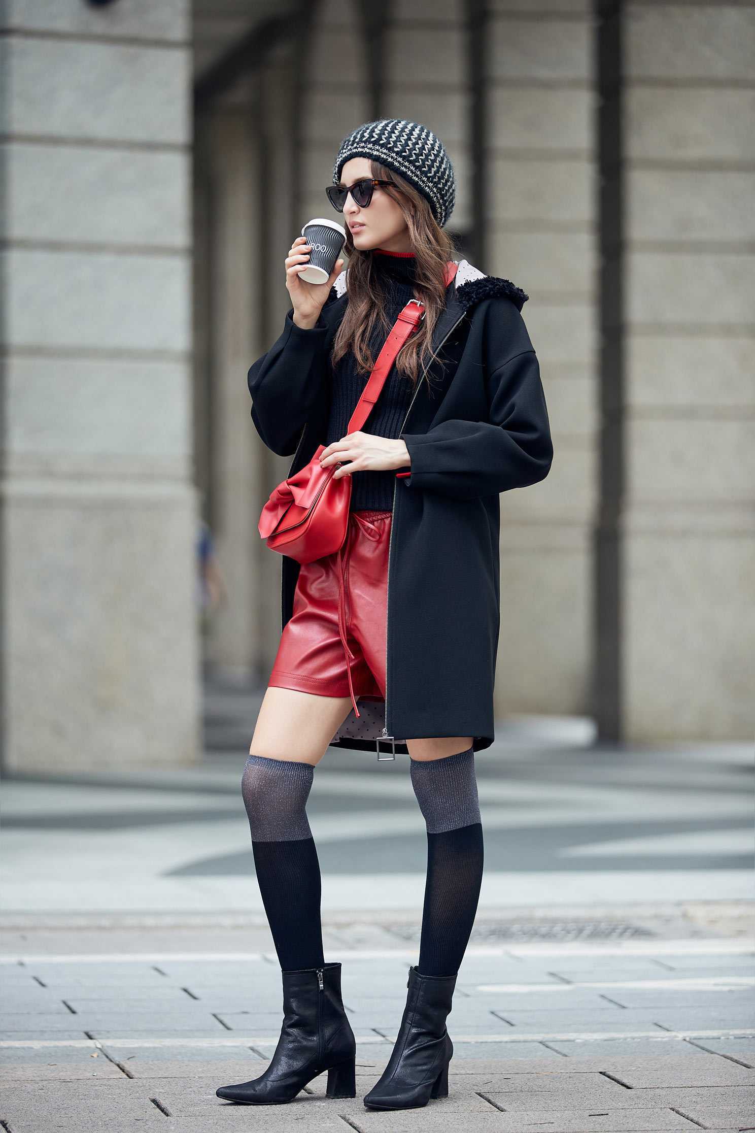 Elegant classic fashion coat