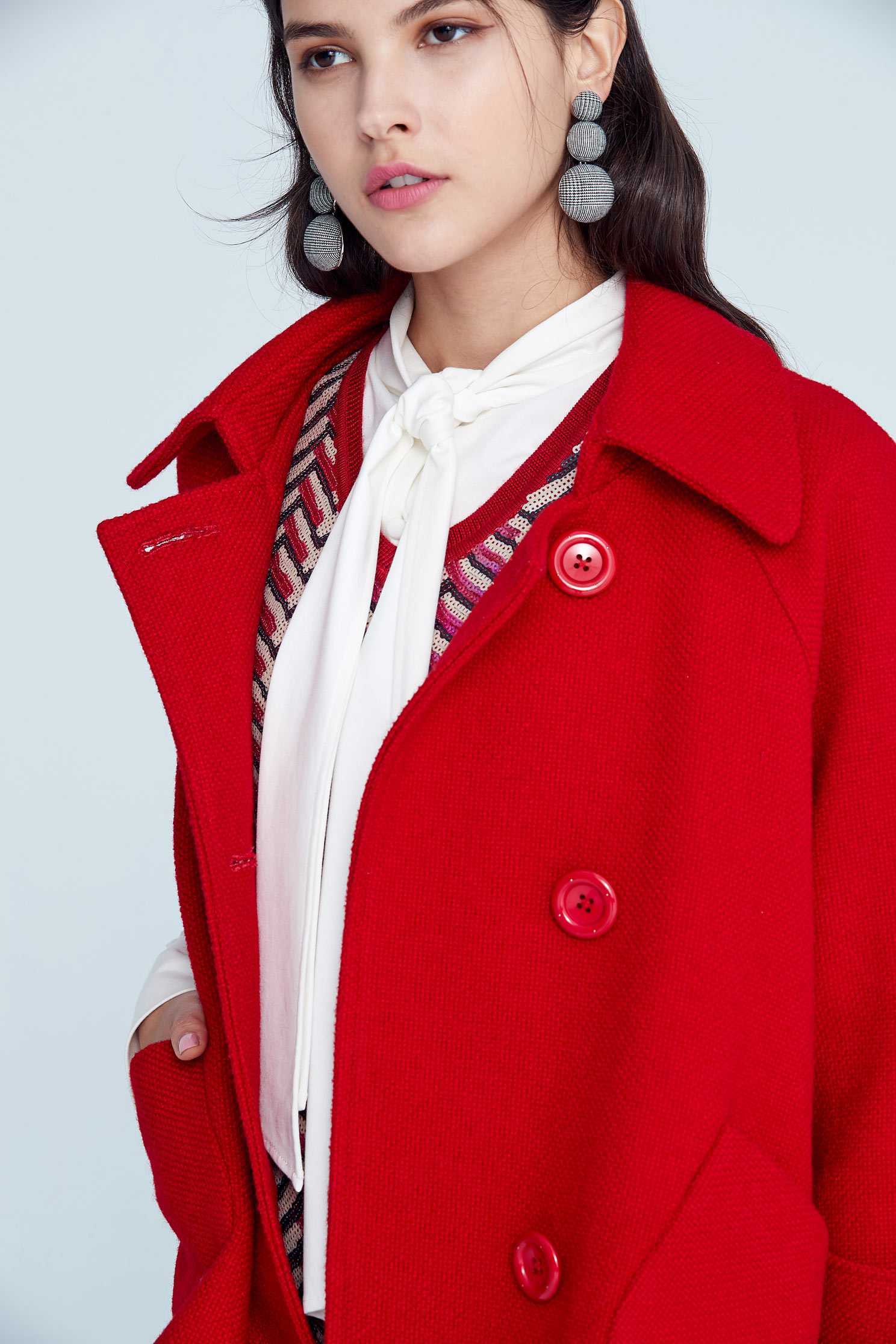 Elegant lapel classic jacket