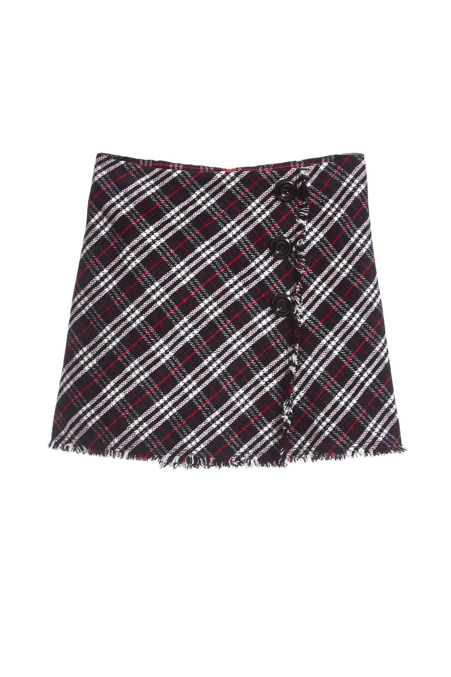 Vintage plaid classic design shorts