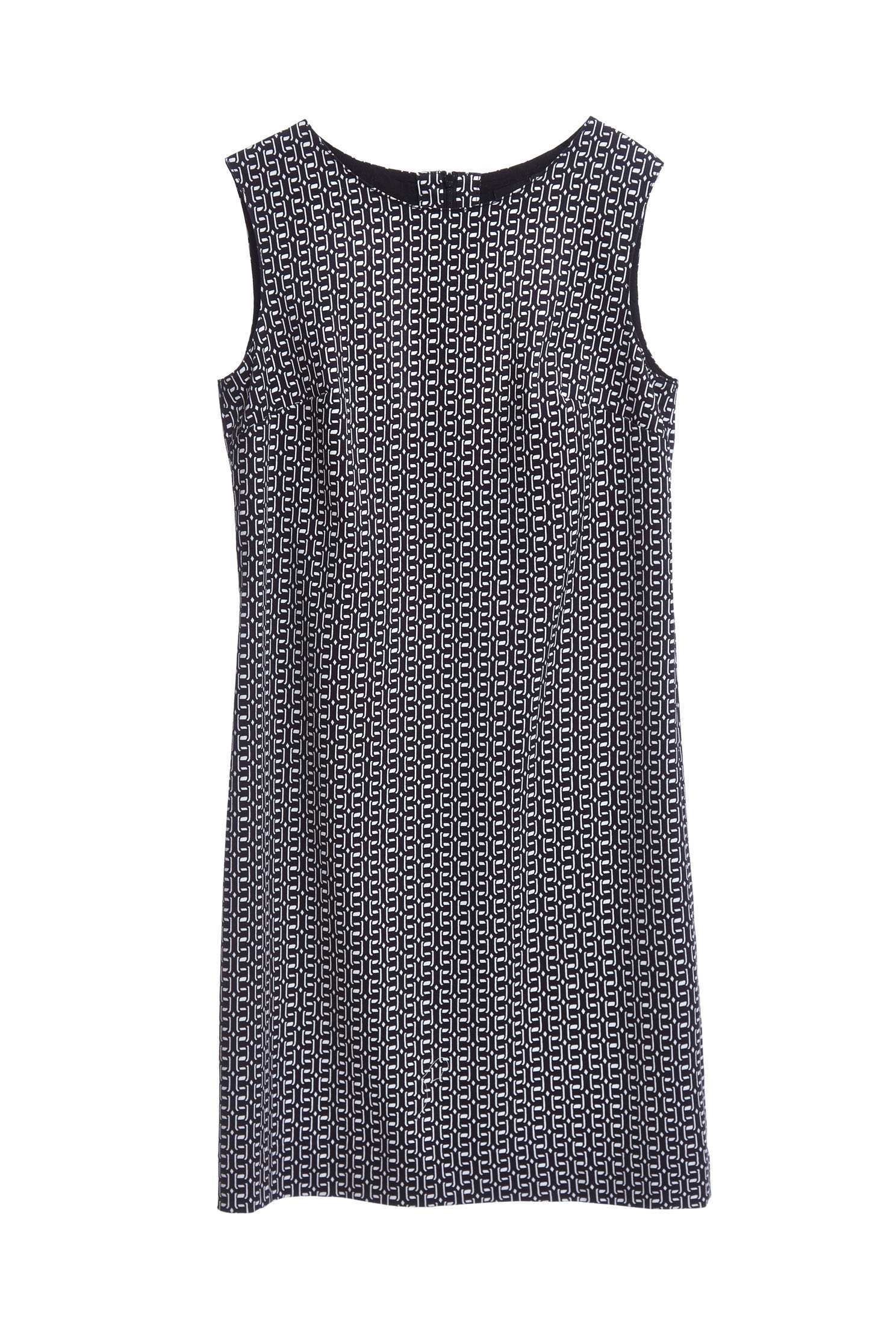 Chain totem sleeveless dress